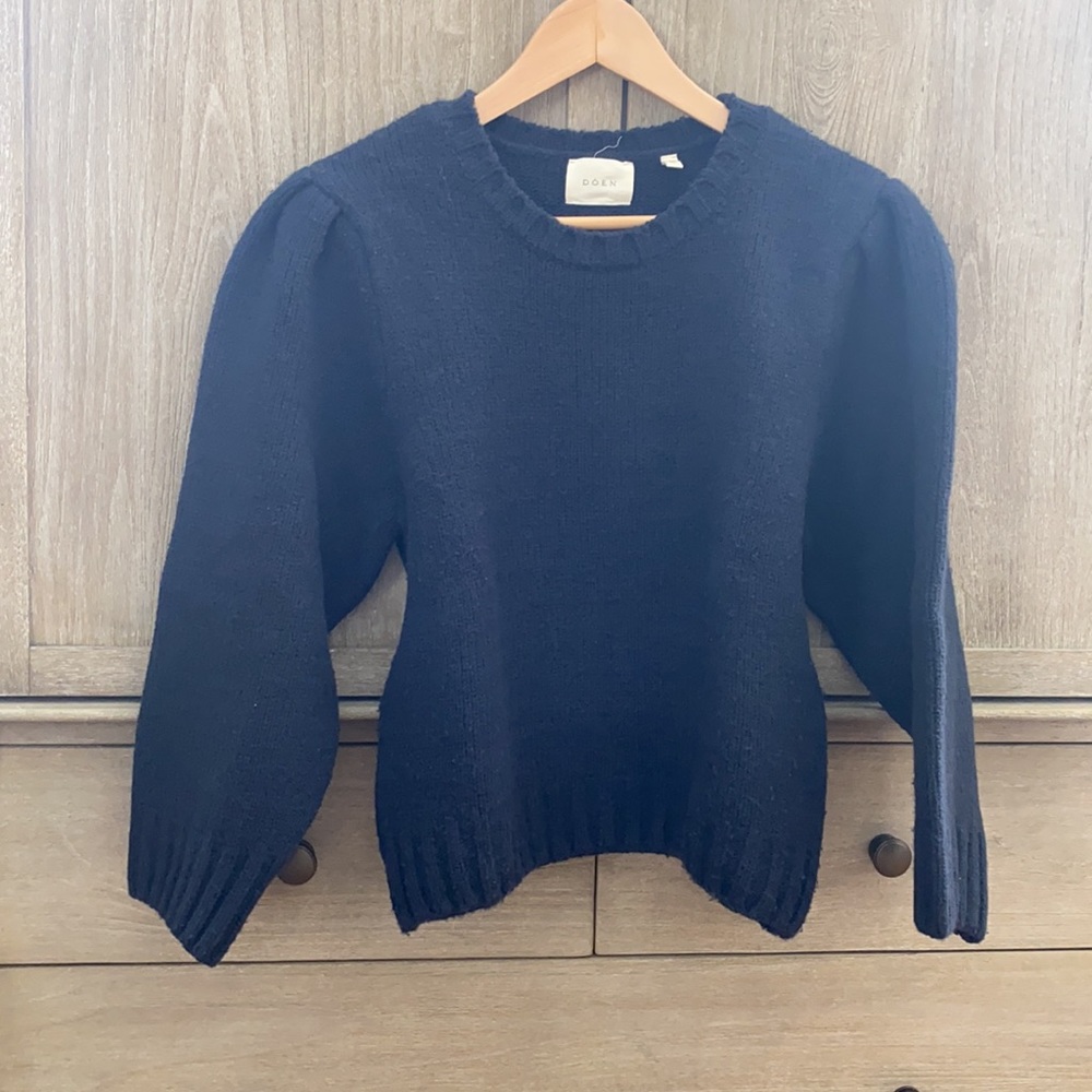Doen May sweater in navy blue